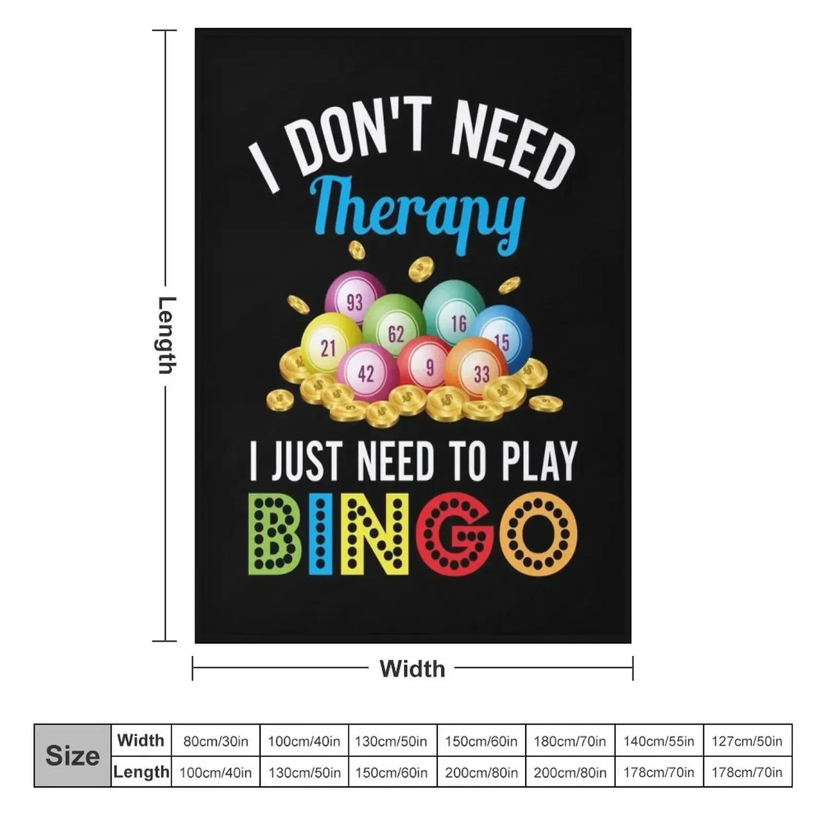 I Just Need To Play Bingo Throw Blanket Single Thermals For Travel Multi-Purpose valentine gift ideas Blankets