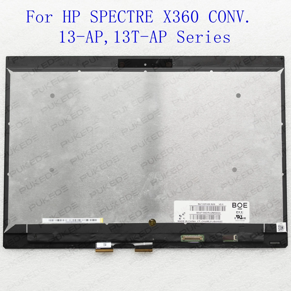 

For HP SPECTRE X360 13-AP 13T-AP 13-AP0028CA 13-AP0046NR 13-ap0043TU 13.3'' LCD Touch Screen Digitizer Assembly+Without frame