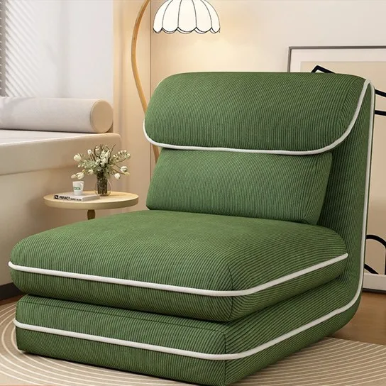 Lazy sofa reclining and sleeping folding single bedroom small sofa bed living room floor cushion balcony bay window sofa