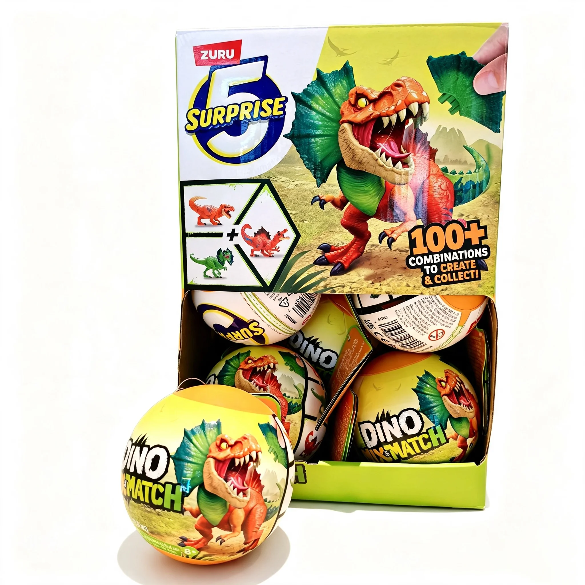 Zuru Surprise Dinosaur Mix Match Assorted Collectible Blind Box Novelty And Gag Toy For Surprise Toy Smashers Surprise Ball Gift