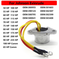 Motorcycle Voltage Regulator Rectifier For Johnson Evinrude 50 55 60 65 70 75 80 85 90 100 HP Comm 388955 390124 580795 580841