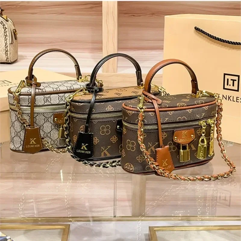 Popular Women's Crossbody Bag Luxury Brand Leather Handbag Elegant Shoulder Tote Purse For Ladies