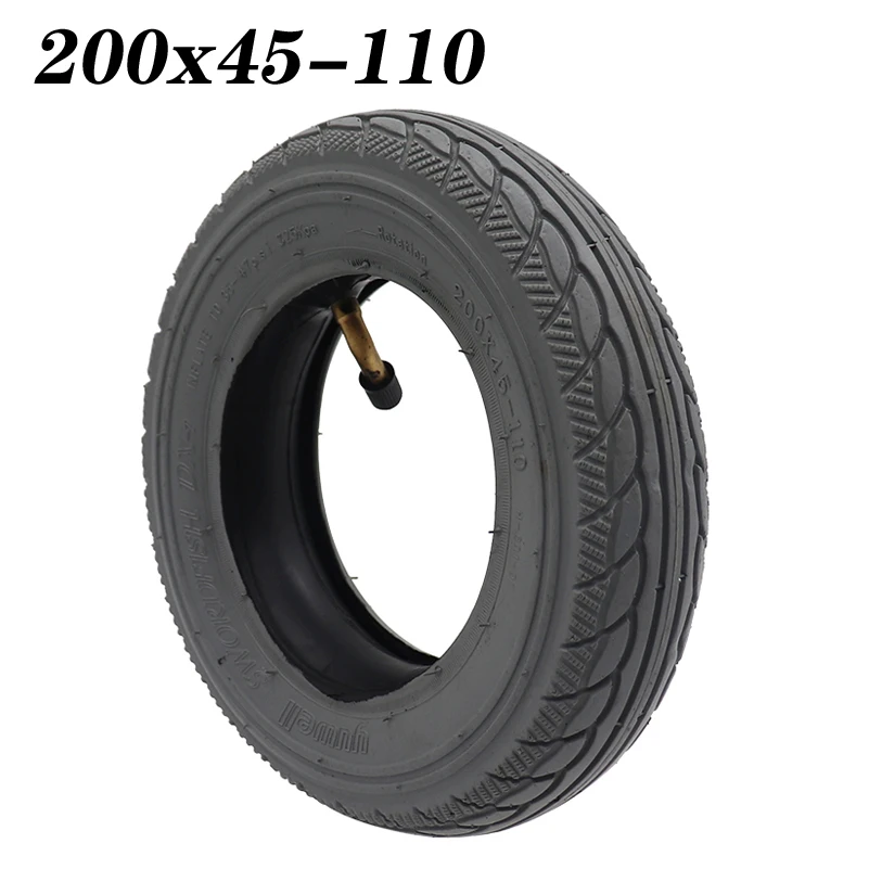 8 Inch 200x45-110 Inner Tube And Outer Tire For Etwow Electric Scooter Wheelchair Baby Carriage Trolley 8X1 1/4 Tyre Parts