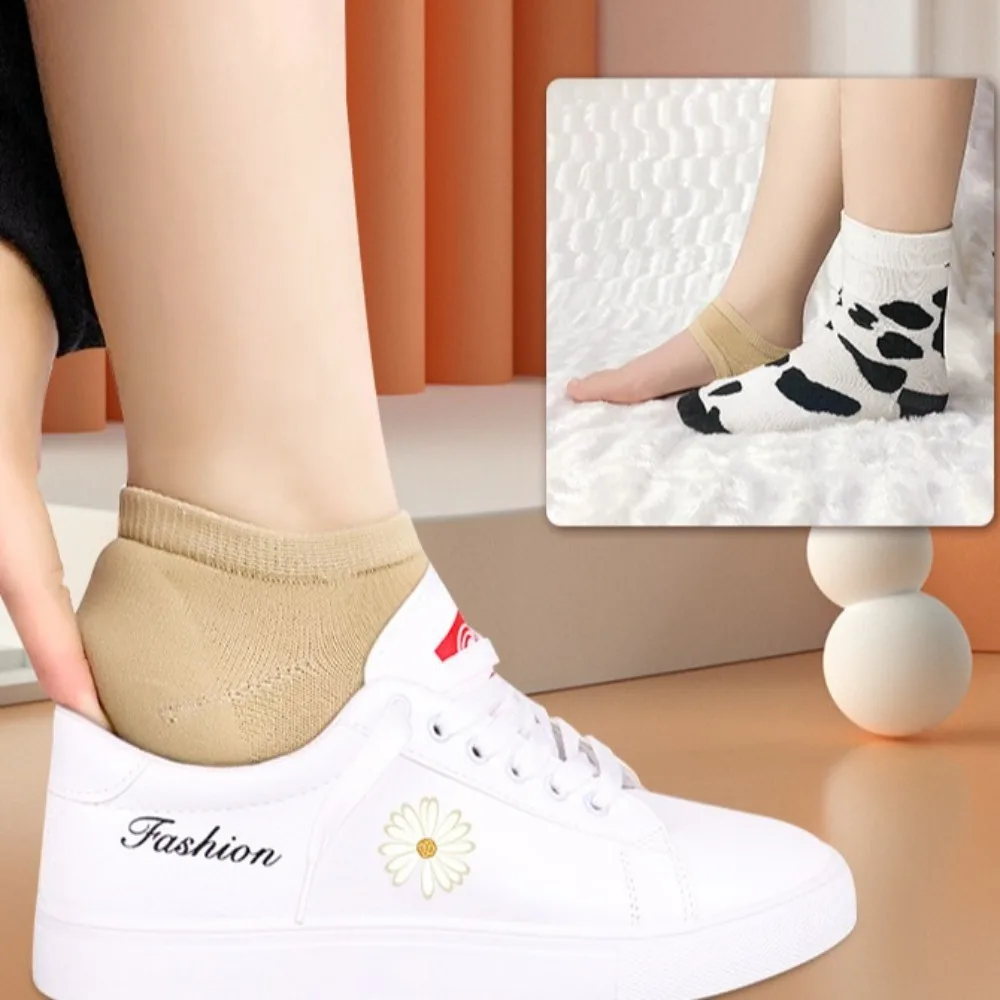 Capa protetora de calcanhar de silicone anti-rachadura hidratante fascite plantar meias de calcanhar suporte para fascite reparo da pele