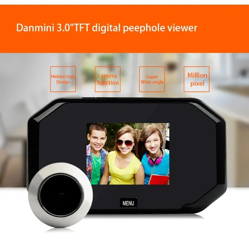 

X7 3.5-inch 1080P WiFi Smart Doorbell Eye Peephole Camera 100 Degree Door viewe Night Vision Peephole Doorbell Outdoor Monitor