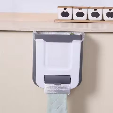 Camping Car Accessory Foldable Trash Can Large-Capacity Material Easy-to-clean For Motorhome Home Car Kitchen 1Pcs