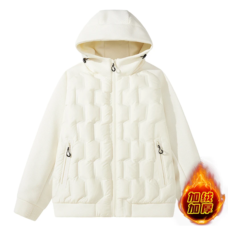 New Arrived Autumn and Winter Parkas Men Fashion Lightweight Duck Down Parkas Hooded Couple's Graphene Down Jacket Cold Jacket