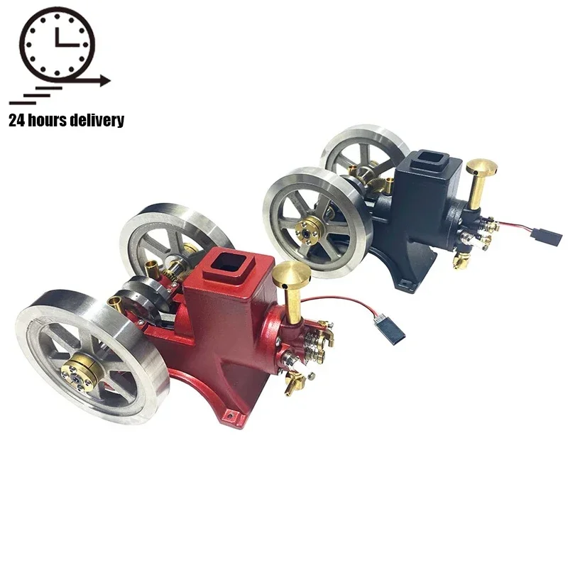 

Internal Combustion Engine Model Full Metal Aluminum Alloy Gasoline Engine Suitable for RC Remote Control Car DIY Game Boy Toy