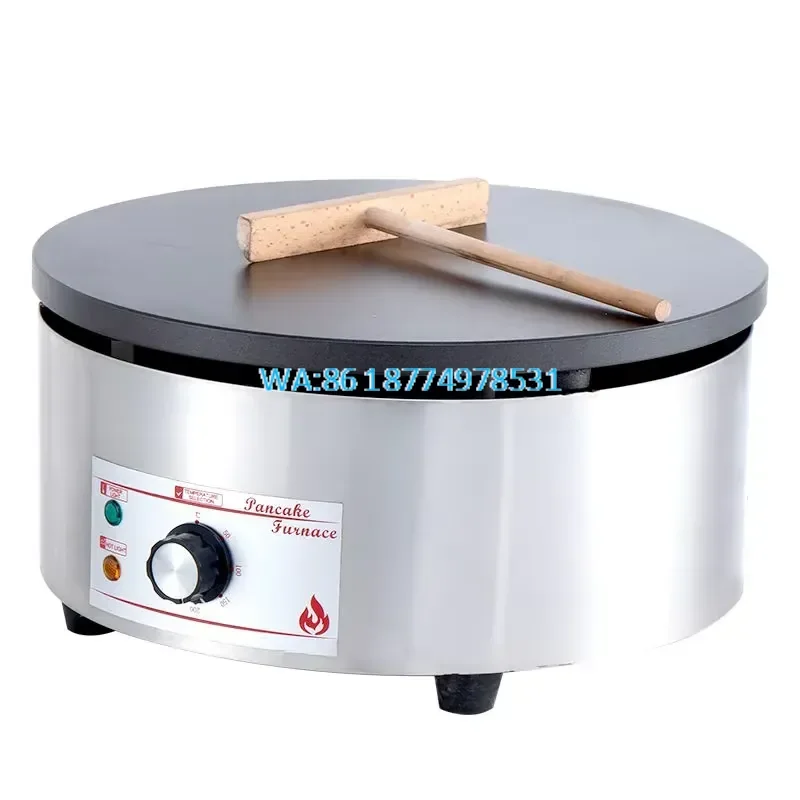 Wmwmnu Commercial LPG Gas Crepe and Pancake Maker Professional Rotating Crepe for Restaurant and Home Use