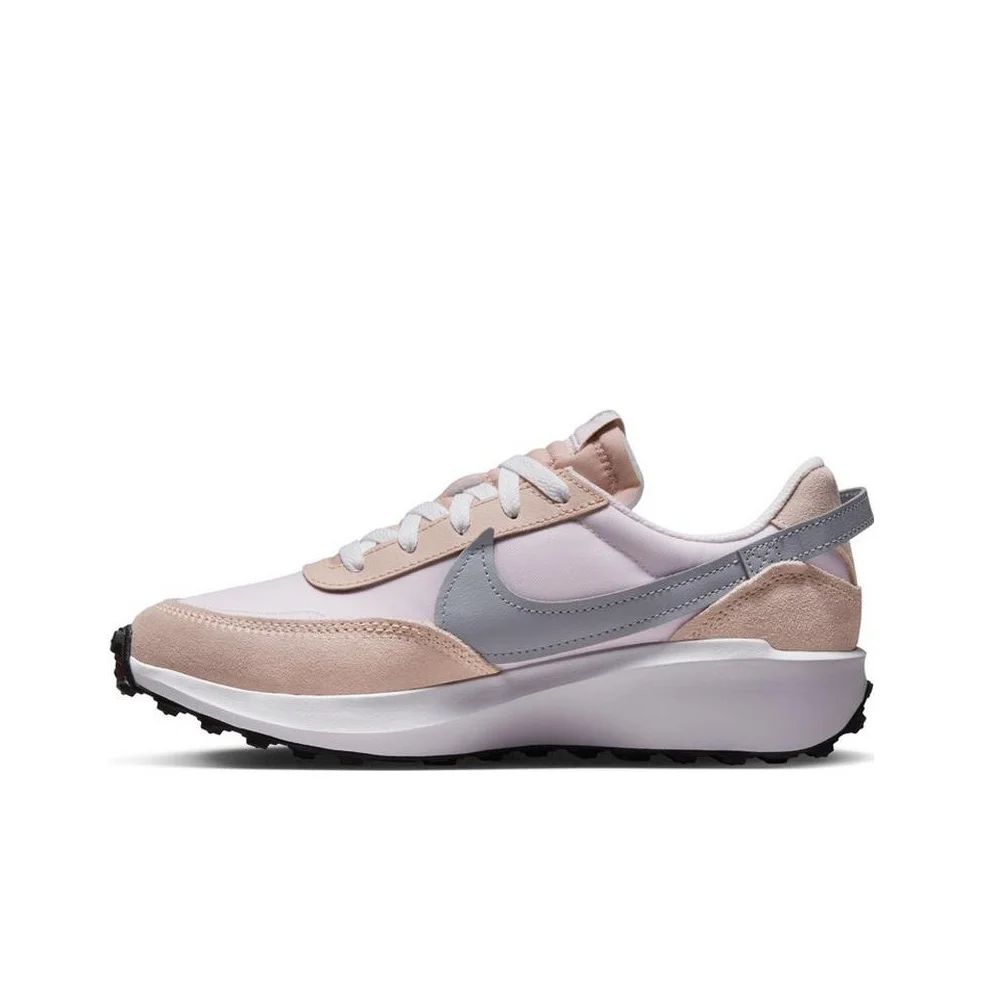 Nike Waffle Casual Shoes Women's Low Top Pink Brown DH9523-603