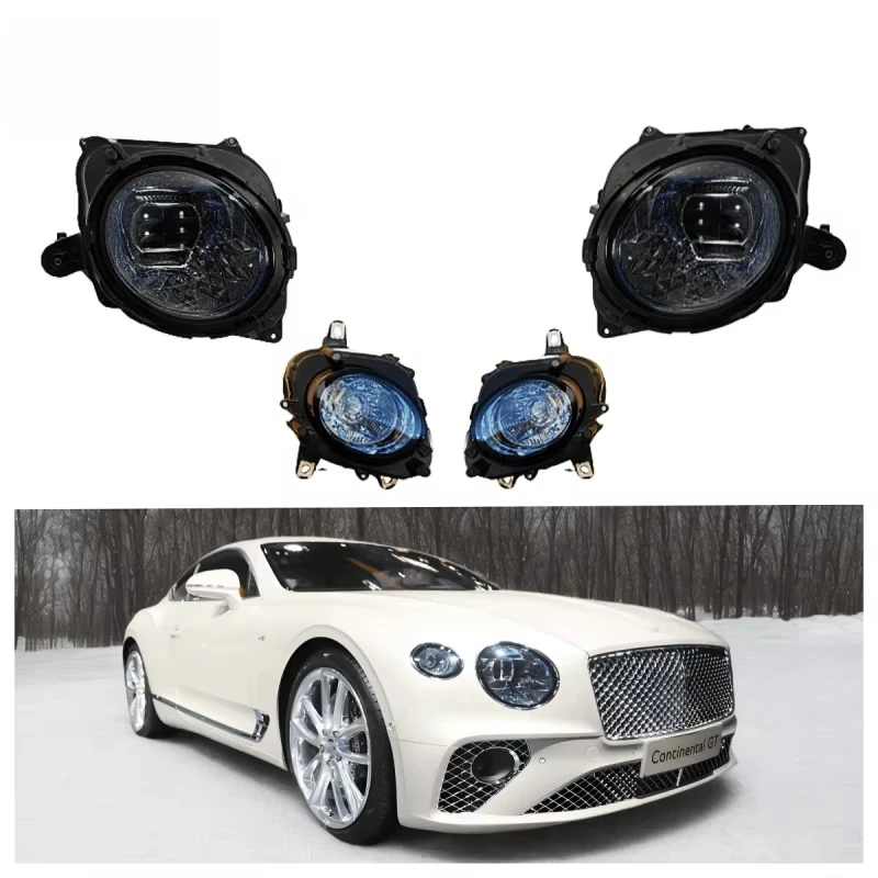 

LED Headlights for Bentley Continental GT 2020+ New Condition 3SD941005 3SD941006 3SD953041 3SD953042
