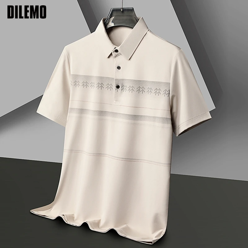 

Top Quality Designer Summer Business 2025 Brand Shirts Men Polo Summer Trendy New Short Sleeve Regular Fashions Men Clothes