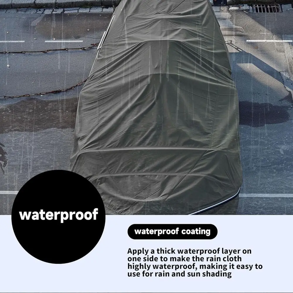 10x12 قدم. قماش قماش عالي التحمل مقاوم للماء مع حلقات وحواف معززة للاستخدام الخارجي #5