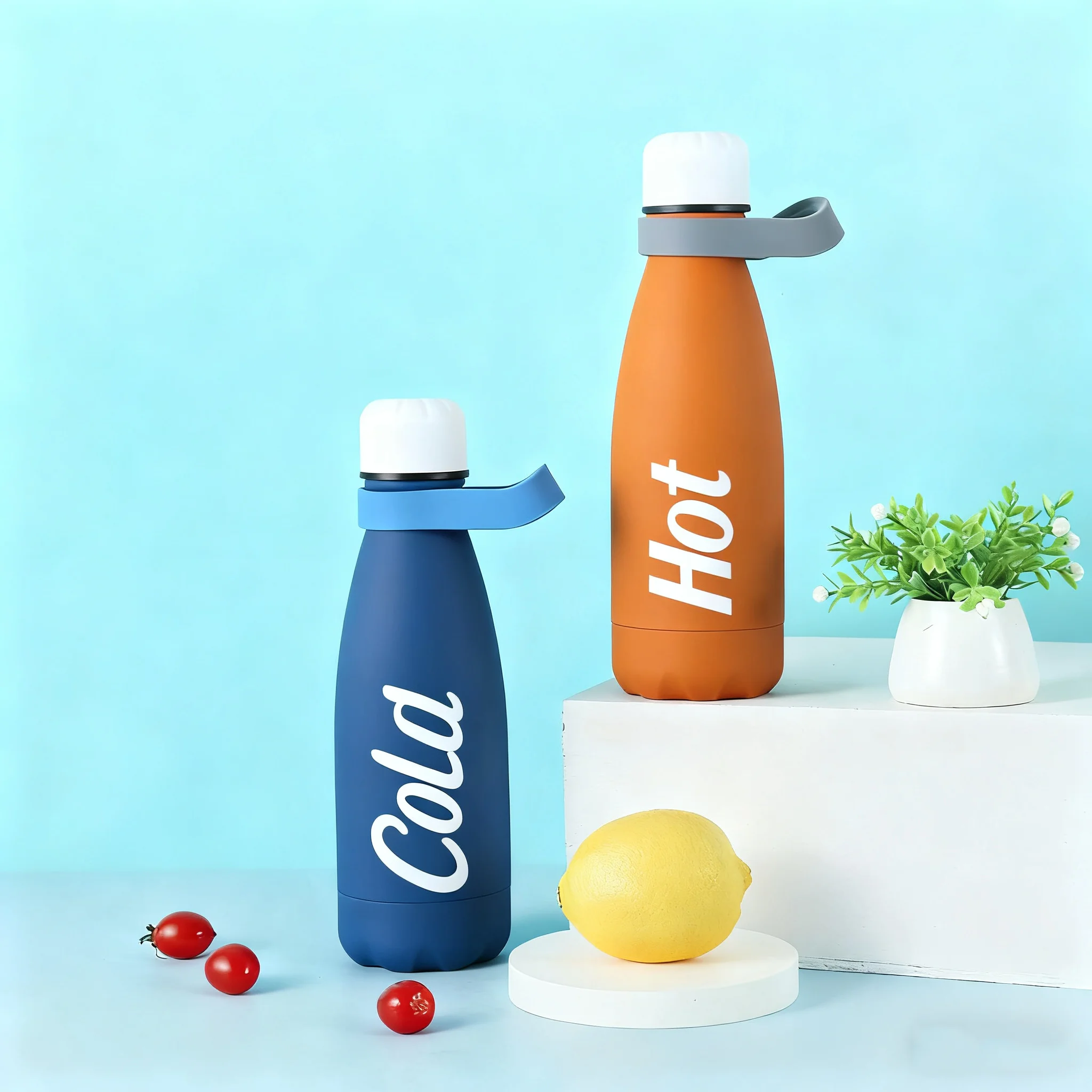 Персонализированная спортивная бутылка для воды из нержавеющей стали, изолированный кувшин большой емкости с двойными стенками и крышкой, портативный Drinkwa