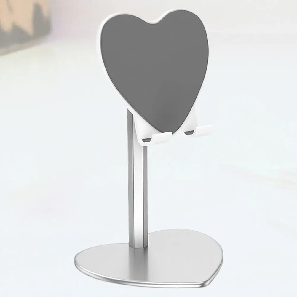 

Foldable Metal Tablet Stand Desktop Phone Bracket for Watching Videos Webcasts Hands Free Viewing Strong Stable Support Silver