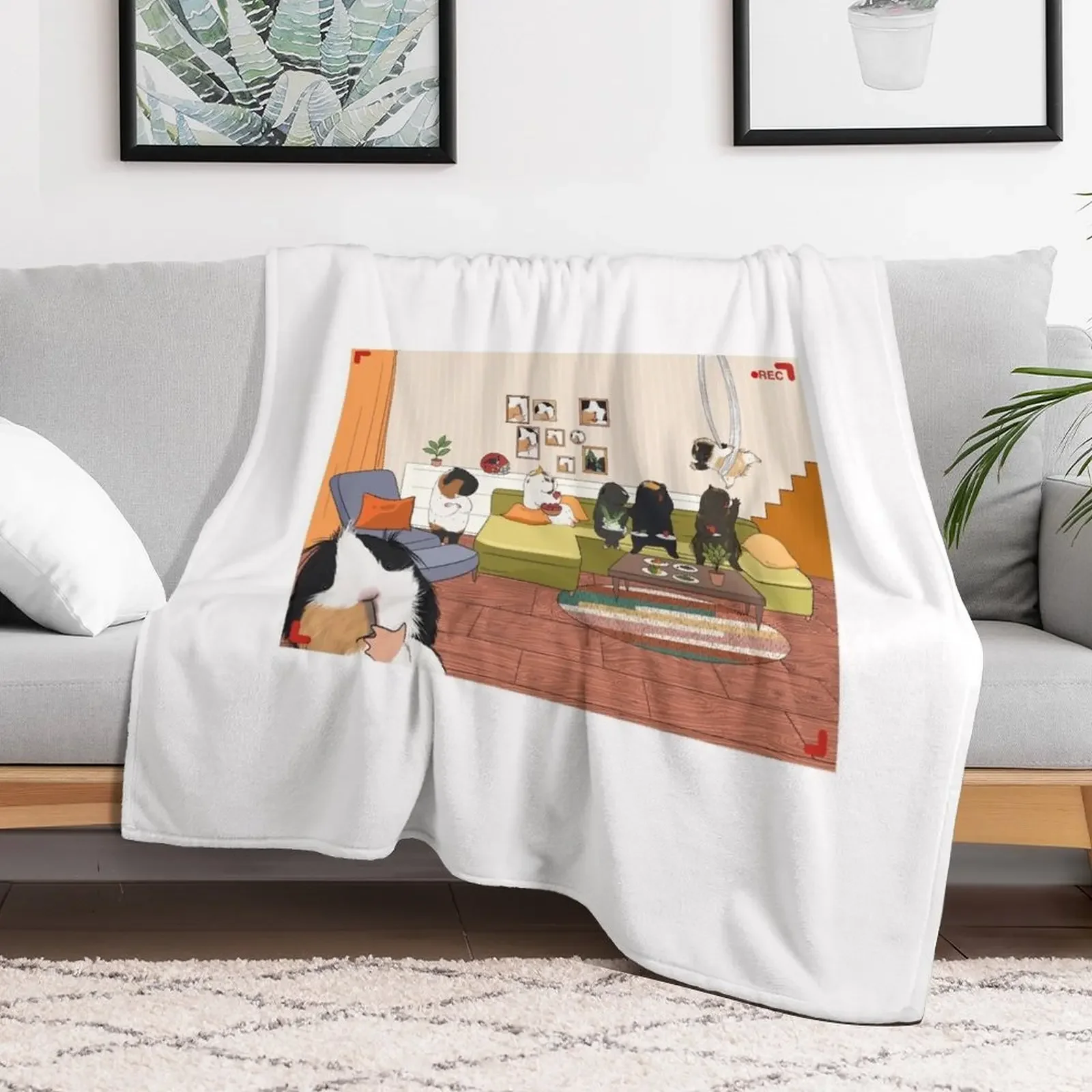 

Gronk's house Throw Blanket Thermal Baby sofa bed Retros Blankets