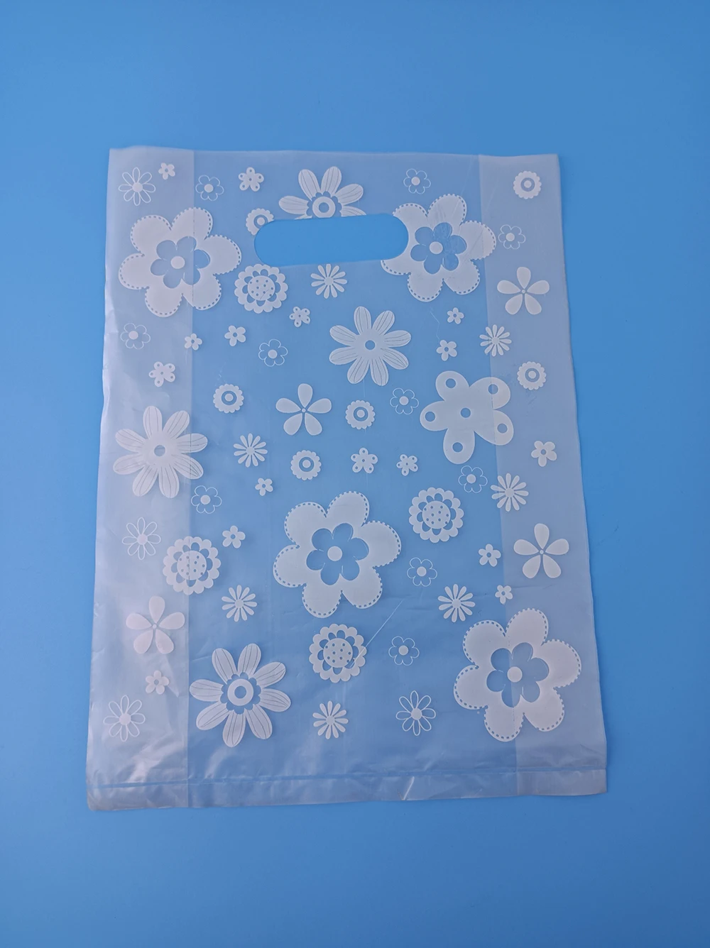 

Plastic Shopping bag Die Cut Plastic Shopping Bags transparent Tote bag Grocery bag Clear clothing shopping mall carrier bag