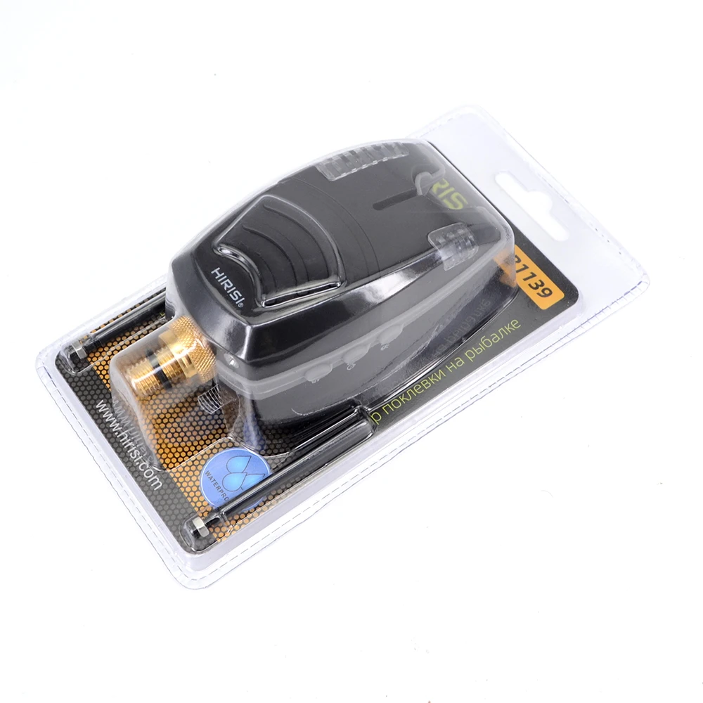 Hirisi B1139 Waterproof Carp Fishing Bite Alarm with Snag Bar And Rolling LED Band Fish Bite Indicator Fishing Accessories