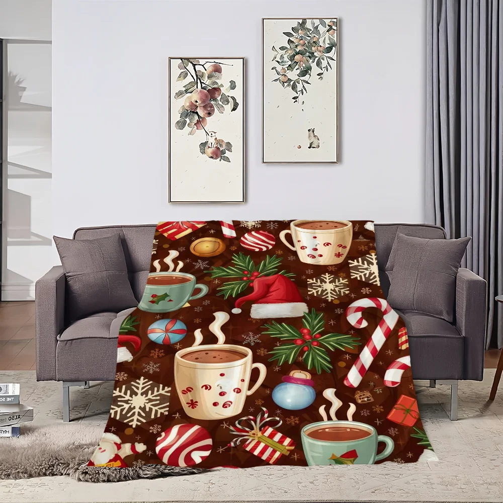 

Christmas Sweets Printed comfortable and soft sofa, living room bed, bedroom blanket suitable for travel and gifts