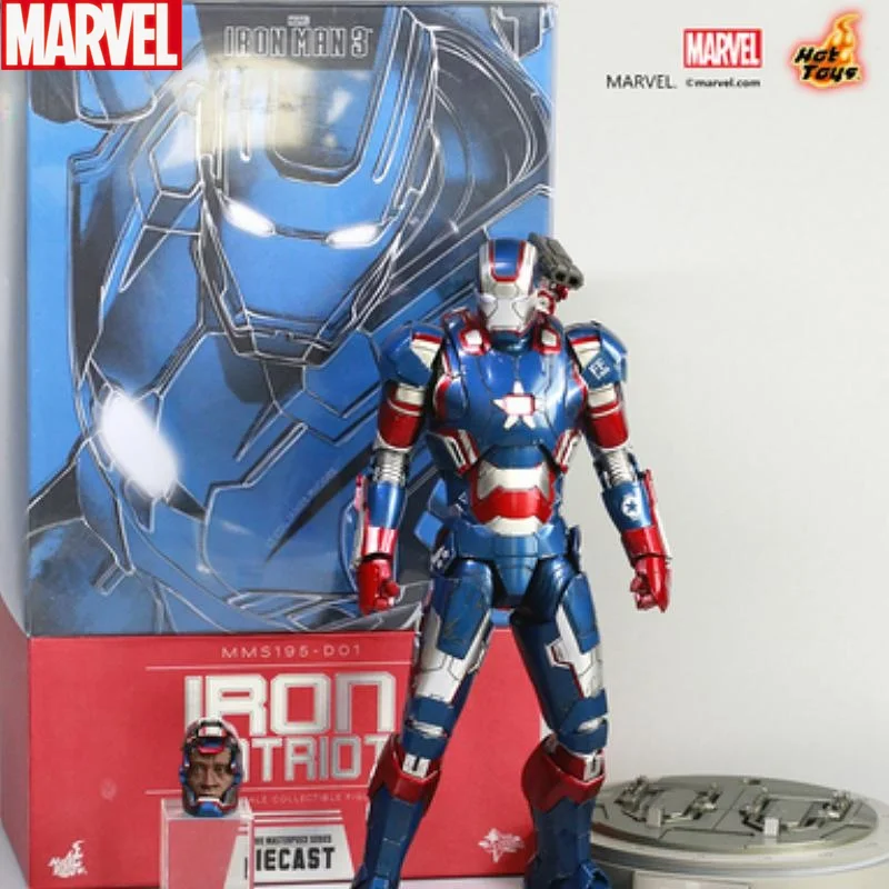 

Hottoys Ht 1/6 Mms391 Iron Man Patriotmms195 Blue Steel Limited Edition Figure Action Model Hobbies Collection