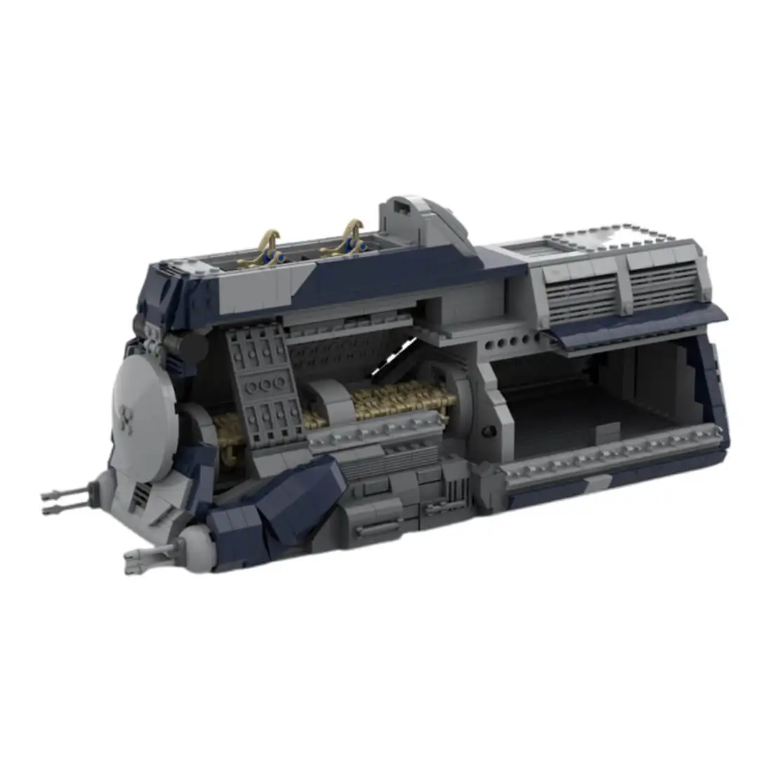

Custom MOC-106325 Tech Multi-troop transporters Vehicle Model (1866 Parts）