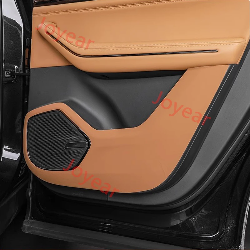 For LYNK&CO 09 MHEV PHEV Car Door Anti-kick Pad Glove Box Panel Leather Anti-fouling Pad Car Interior Protective Accessories