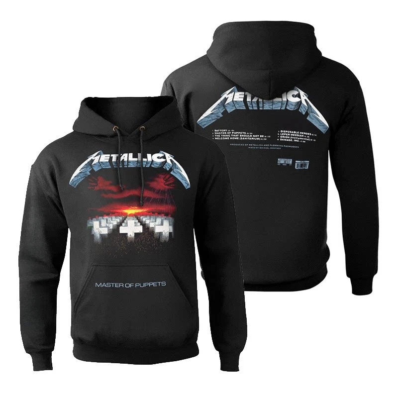 Hot Autumn-winter Metallica Rock Band 