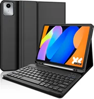 Funda con Teclado HUAIBX Compatible con Lenovo Xiaoxin Pad 11 2025 2024 de 11 Pulgadas, Lenovo Tab M11, Lenovo Idea Tab de 11 Pulgadas