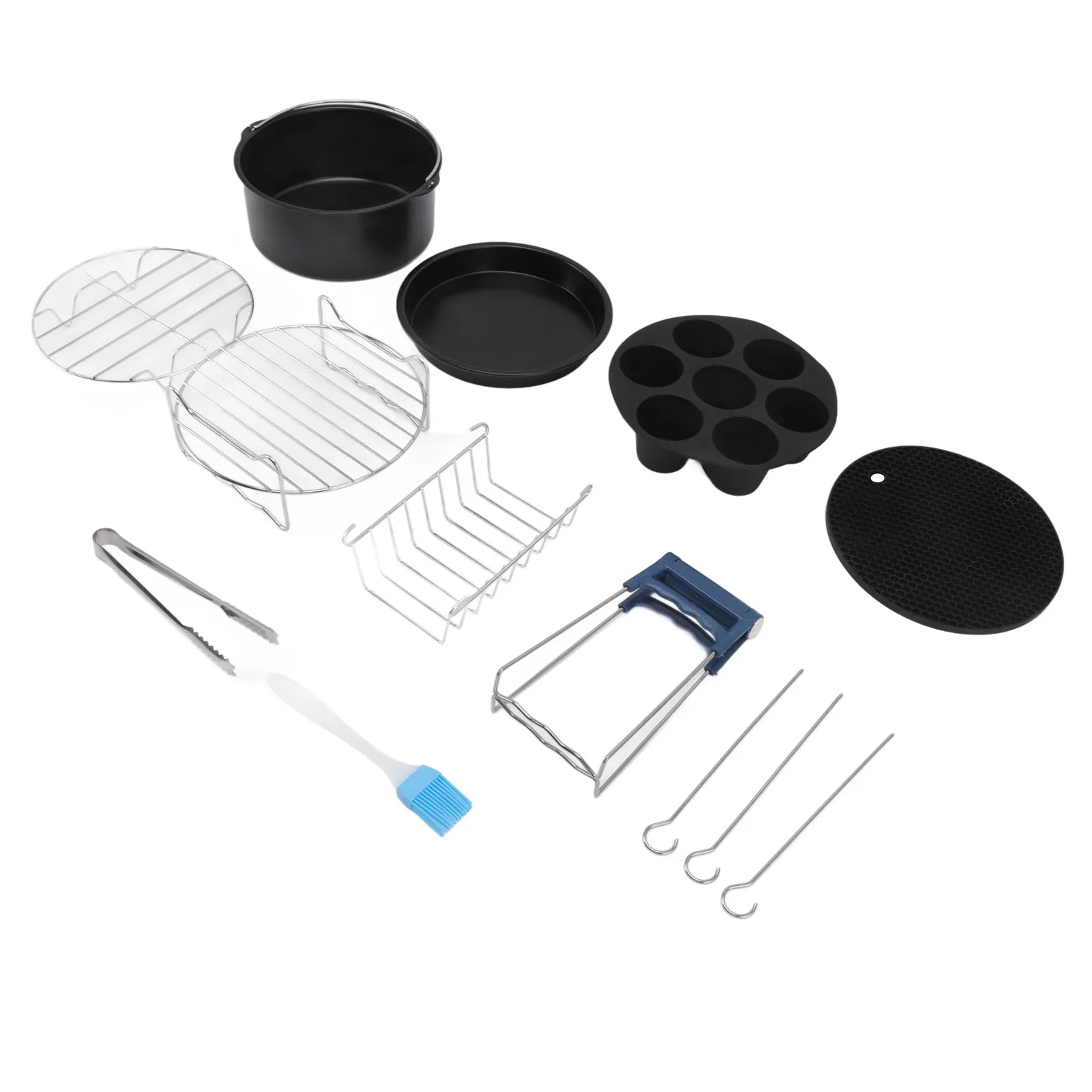 Home for Air Fryer Pans Set Wide Compatible Heatproof  Stainless Steel For Air Fryer Pans Set Easy Cleaning for Restaurant
