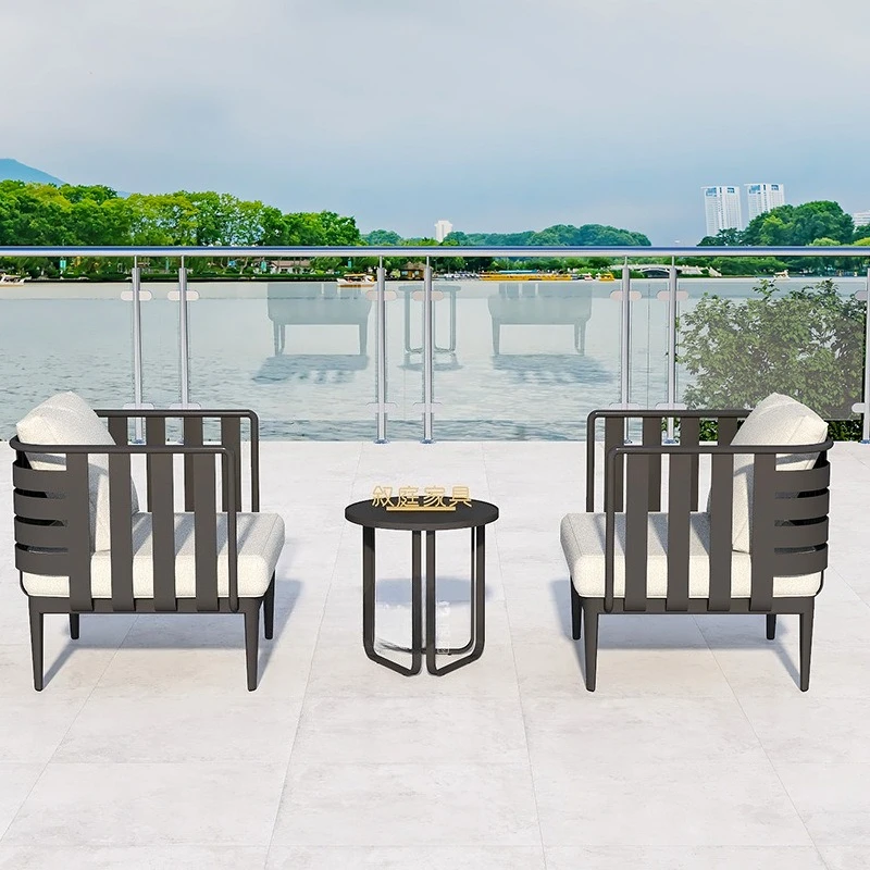 مكتب أريكة طاولة القهوة مزيج الأعمال بسيطة الترفيه منطقة الاجتماعات غرفة الاستقبال الأثاث في الهواء الطلق #3