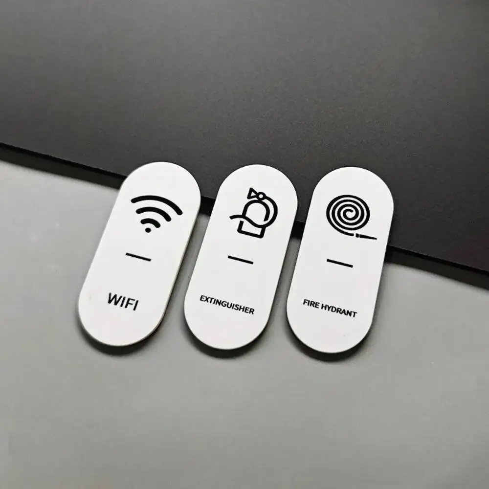 

1 шт. белые акриловые таблички (индикаторы/предупреждения/напоминания) для автомобиля/коммерческого использования/для помещений/на улицу