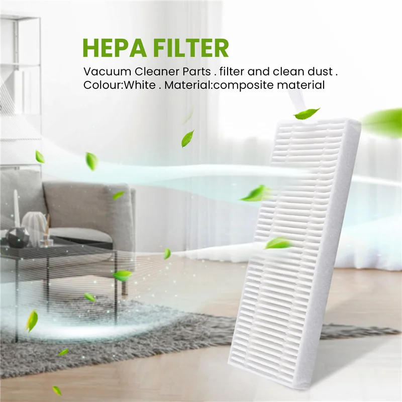 ABUD-10 Buah untuk Neabot Q11 Robot Penyedot Debu Aksesori Suku Cadang Pengganti Filter Hepa