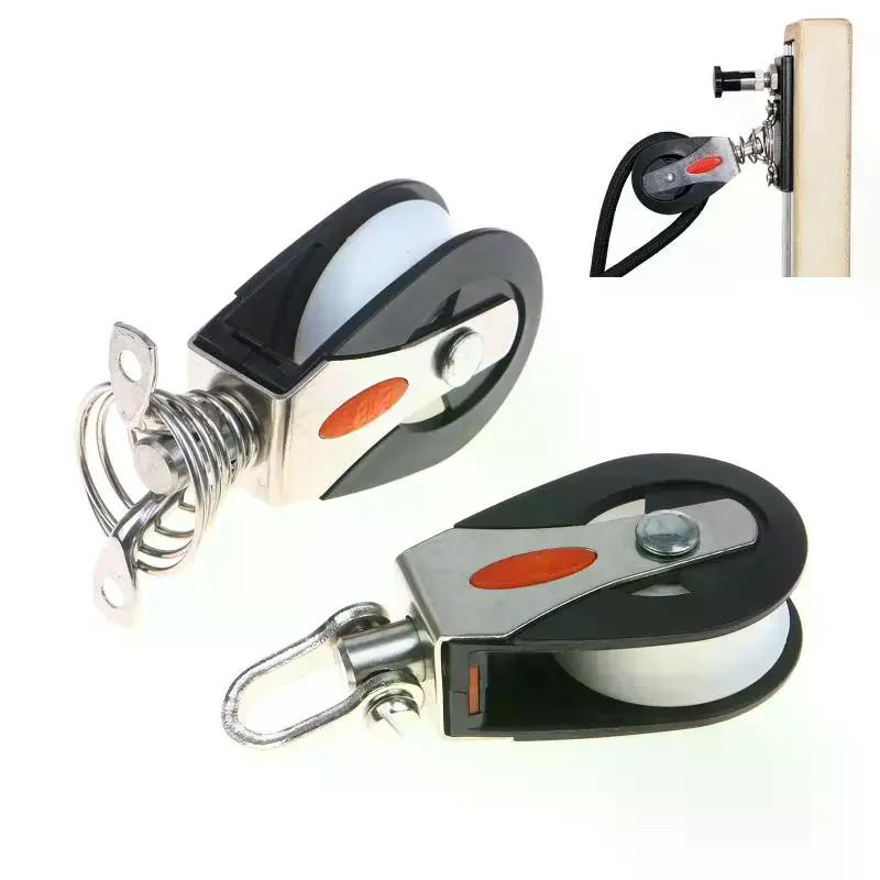 Marine Sailing Pulley High Strength Stainless Steel Nylon Wheel for Boat Rigging Yacht Mast Outhaul Use