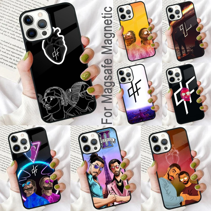 PNL QLF Rapper Singer Magnetic Soft Phone Case for iPhone 16 Promax 15 Pro 13 14 Plus 11 12 Mini MagSafe Coque