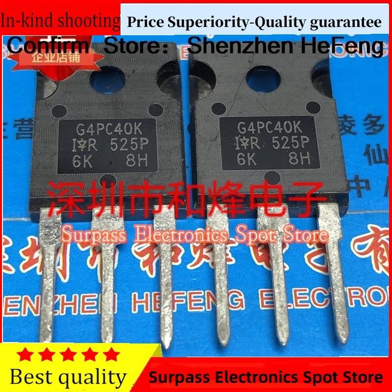 5PCS-10PCS G4PC40K IRG4PC40K  TO-247 600V 20A  NEW AND ORIGINAL Quick Delivery Fast Shipping