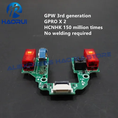 Imagen 2 del producto Placa PCB de ratón GPW 3, microbotón de interruptor para Logitech G Pro X Superlight 2, codificador de microinterruptor de placa base sin soldadura