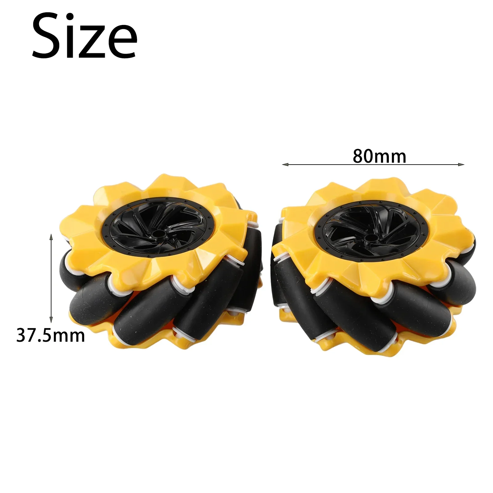 

Car Parts Wheels Automation 1-Kit ABS/rubber Accessories Artificial Wheel Shape Car Part Omnidirectional Wheel 2pcs Brand New