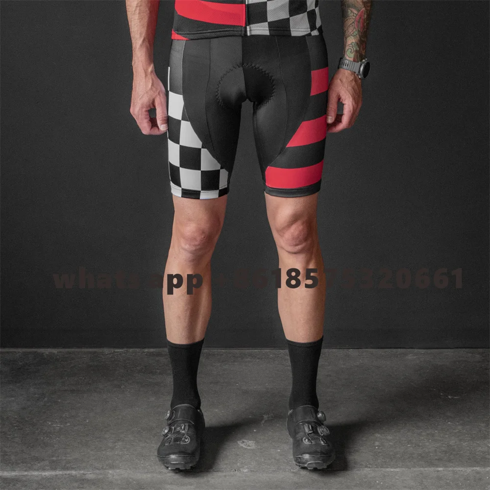 Twin Six 6 Men Cycling Bib Shorts Laser Cutting Lycra Overalls Summer Bicycle Team Mtb 9D Cushion Breathable Pants Ropa Ciclismo