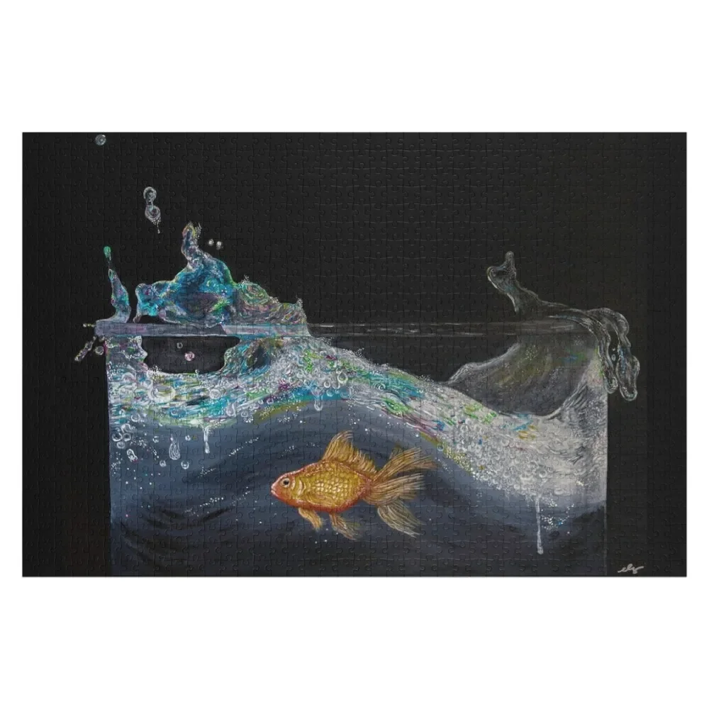 

Fish in Water Jigsaw Puzzle Personalized Wooden Name Personalized Name Puzzle