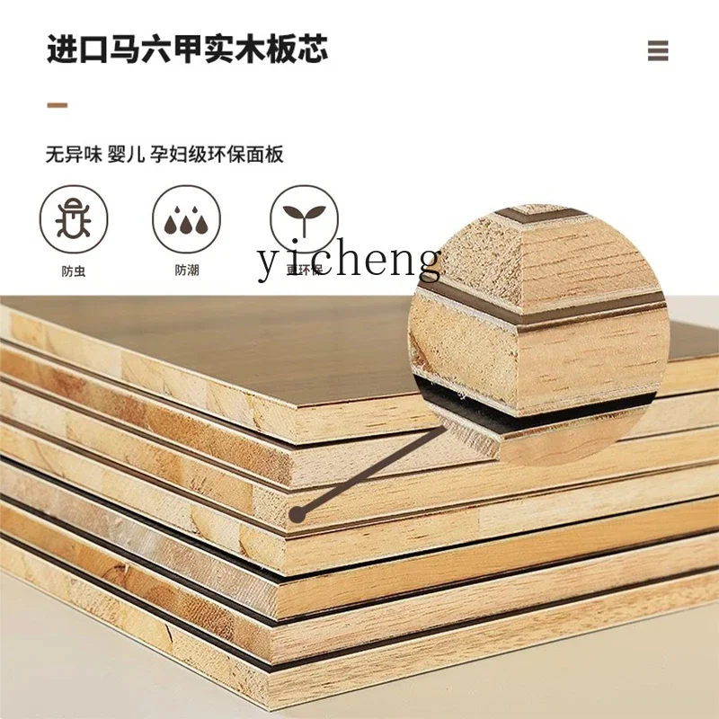 wine cabinet glass door solid wood background wall light luxury high-end living room storage display cabinet