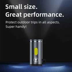 Mini High Brightness LED Flashlight Powered By Type C Connectors Small LED Light Torches For On Travel Use Flashlight