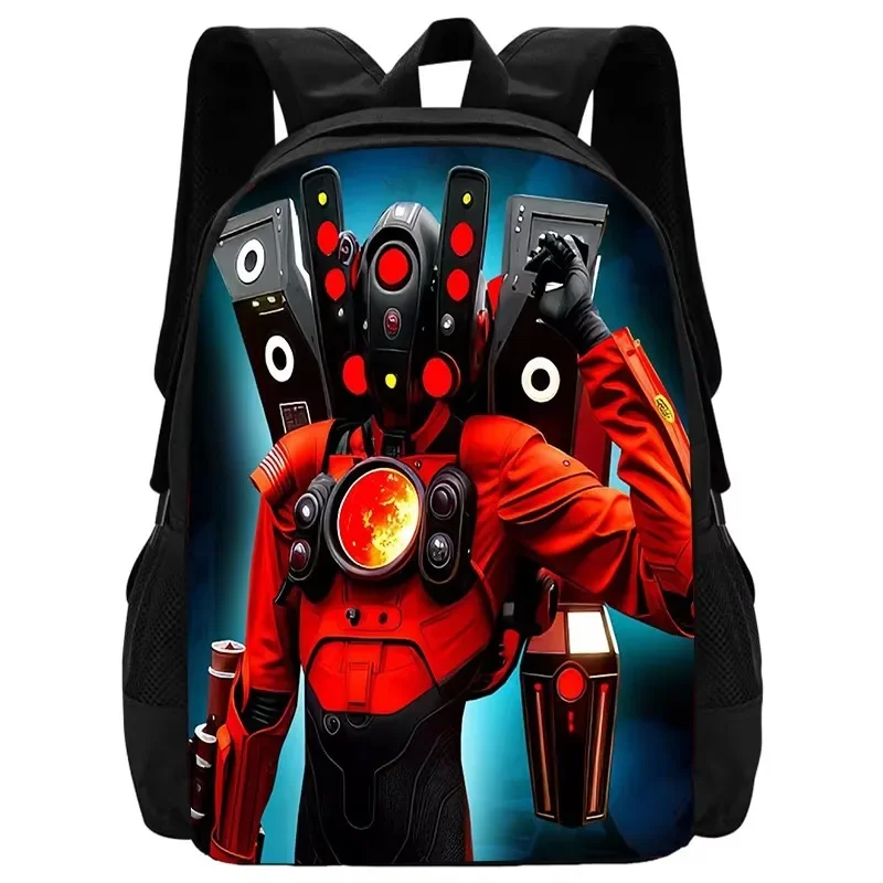 

Skibidi Toilet School Bags Titan Speakerman Children's Backpack Boy School Bag For Teenage kids Backpack Anime Travel Backpack