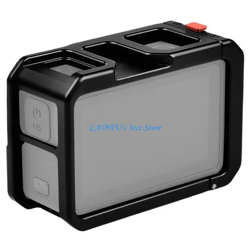 

Y8AD Quick Release Cage For Action 3/4/5 Action Camera Mount With Cold Shoe