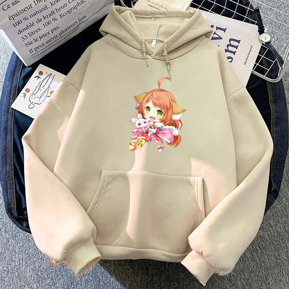 

Fox Spirit Matchmaker Japanese Anime Kawaii Character Printed Sweatshirts Long-sleeved Loose Autumn/Winter Fleece Hoodies Women