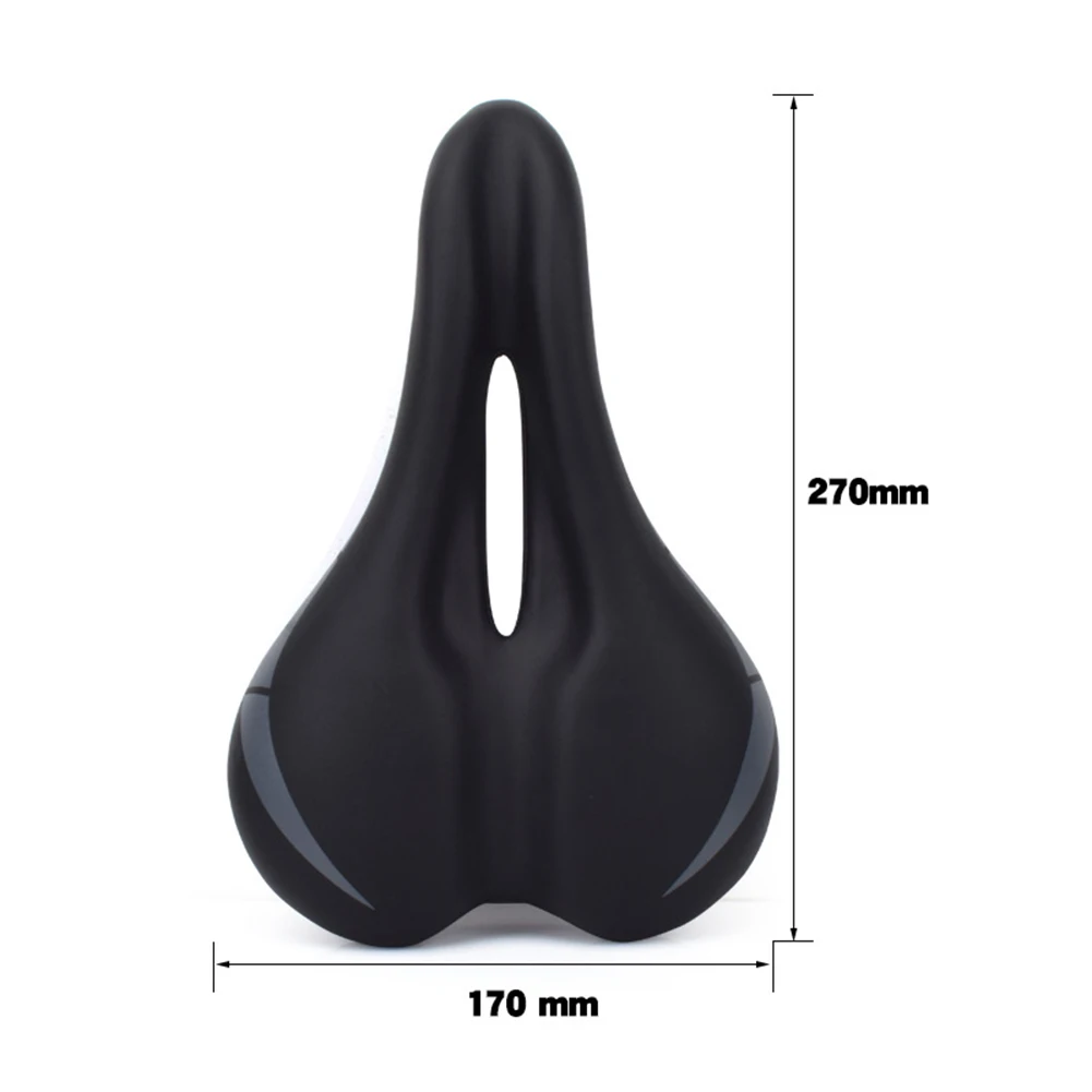 Comfortable Bike Seat with Shock Absorbing Bicycle Seat Cushion Bicycle Saddle Replacement for MTB Road Folding Bikes