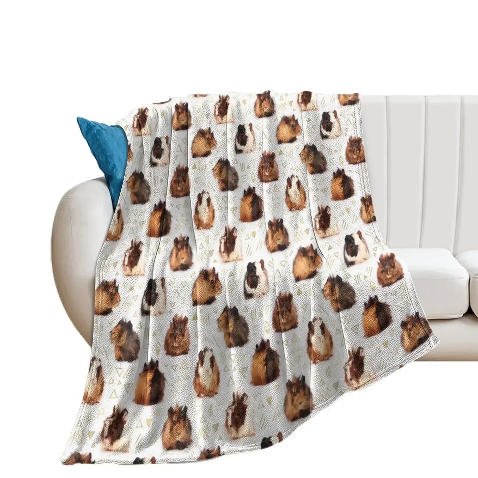 The Essential Guinea Pig Throw Blanket Designers Plush Blankets