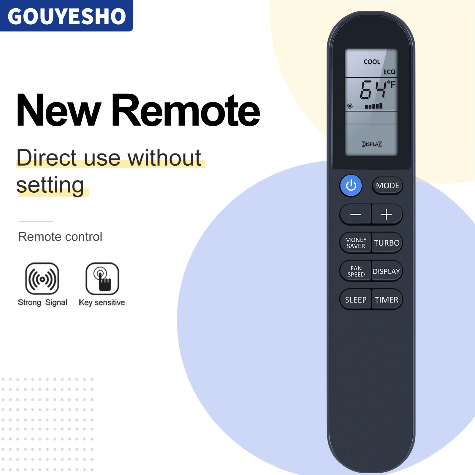 New Remote Control for Friedrich MAIN-20110 Uni-Fit Series UCT12A10A 11,500 BTU Energy Star CCW15B10A Air Conditioner