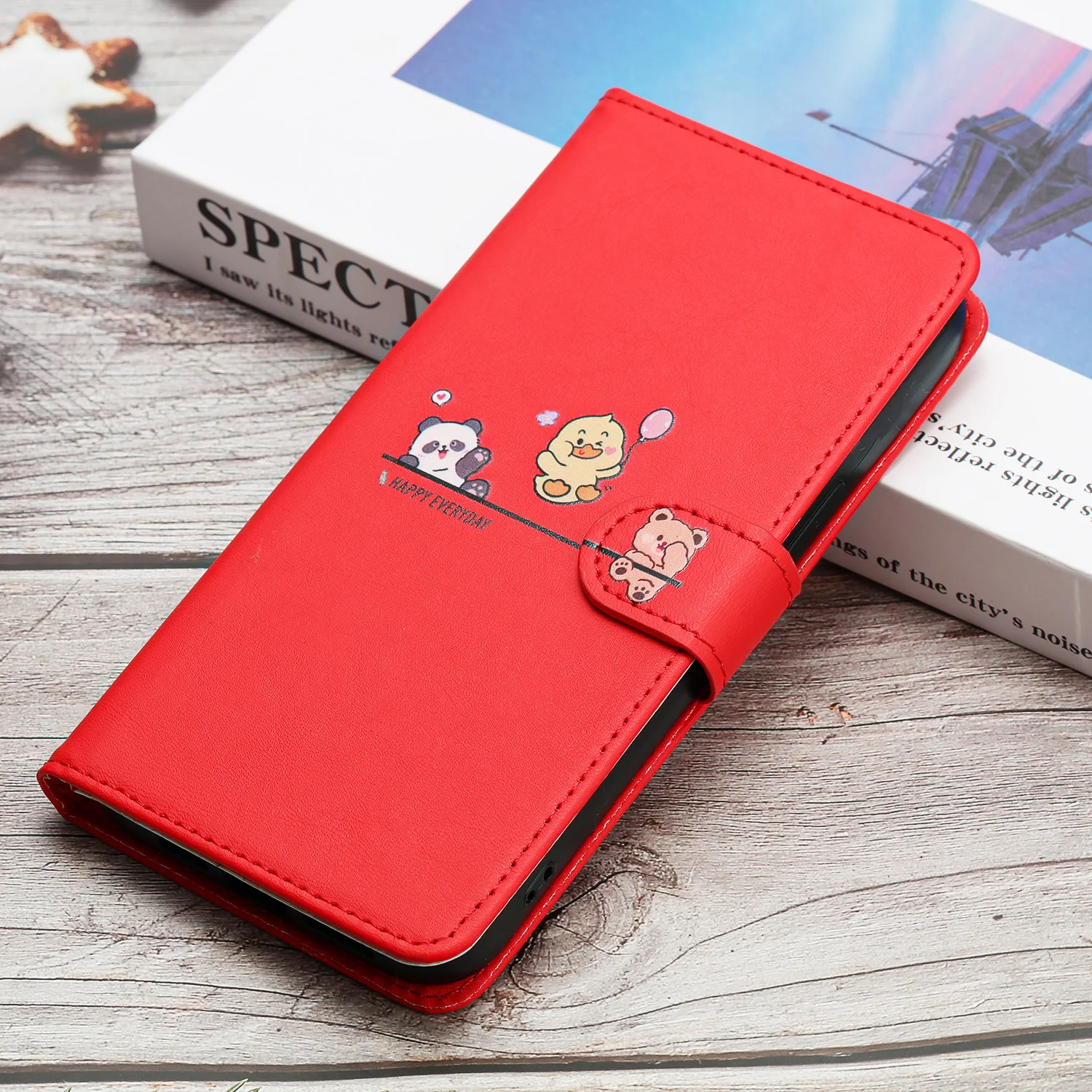 Mode Flip Buch Leder Brieftasche Fall Für Samsung Galaxy A56 A36 A16 S24 FE S25 Ultra Plus A15 A25 A35 A55 Karte tier Katze Abdeckung – Detail 21