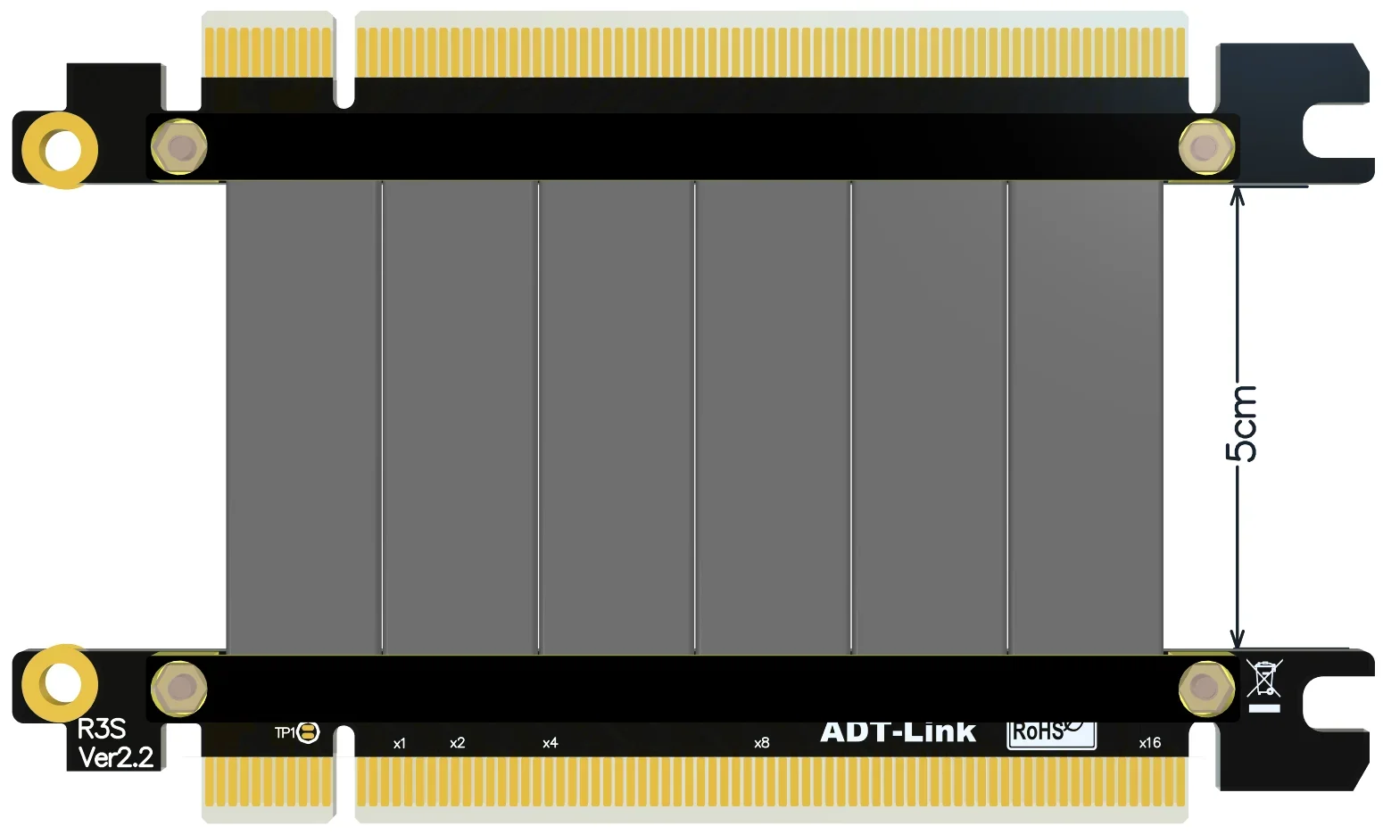 ADT PCI Express 3.0 x16 لاعبا موسع محول PCI-E TX RX إشارة لرسو السفن ذكر ذكر أنثى PCIe 16x وحدة معالجة الرسومات خادم تمديد كابل