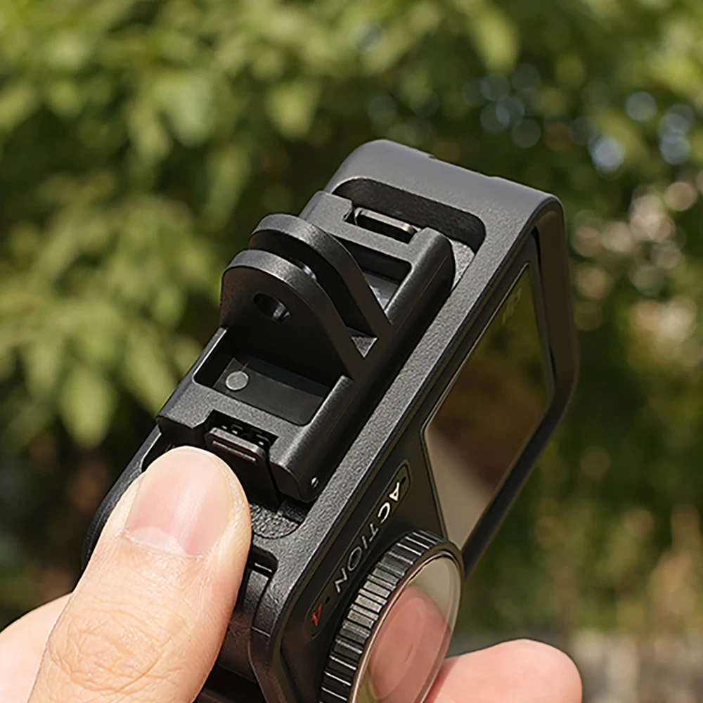 สําหรับ DJI Action 5pro Magnetic Mount Quick Release 2 Claw อะแดปเตอร์ฐานขยายสําหรับ DJI Osmo Action 3 4 5 Pro Len หมวกอุปกรณ์เสริม